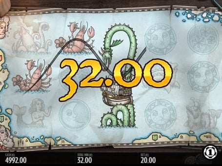 Выигрышная комбинация на линии в 1429 Uncharted Seas
