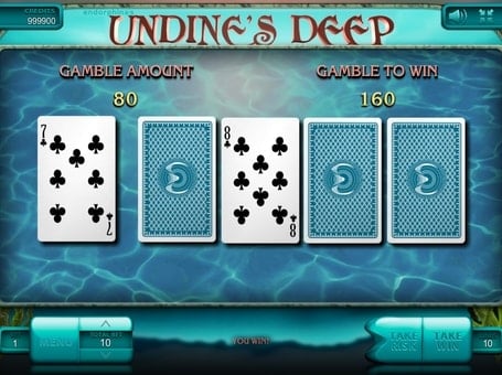 Риск игра в аппарате Undine's Deep