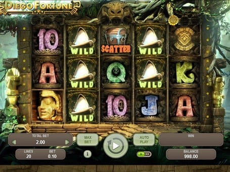 Дикие знаки в игре Diego Fortune