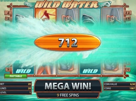 Крупный выигрыш в слоте WIld Water