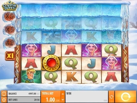 Комбинация на умножение в автомате Crystal Queen